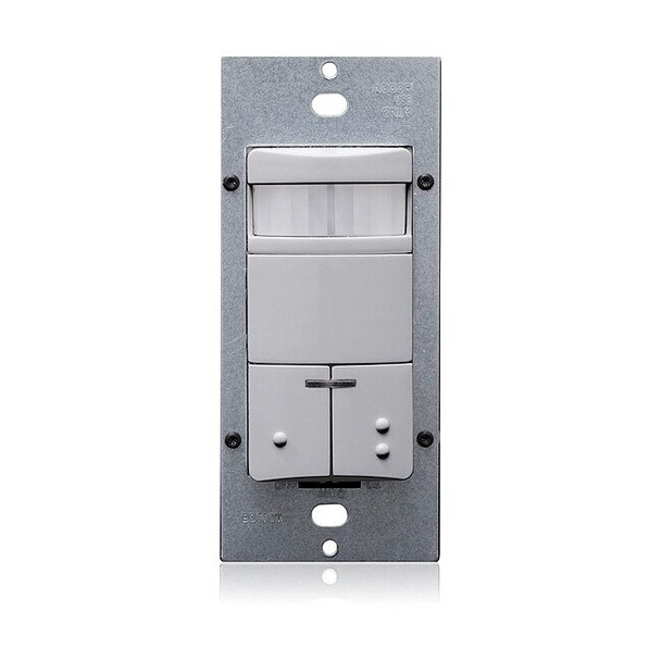 Leviton Occ Snsr,PIR,120/230/277V AC,Gray ODS0D-IDG