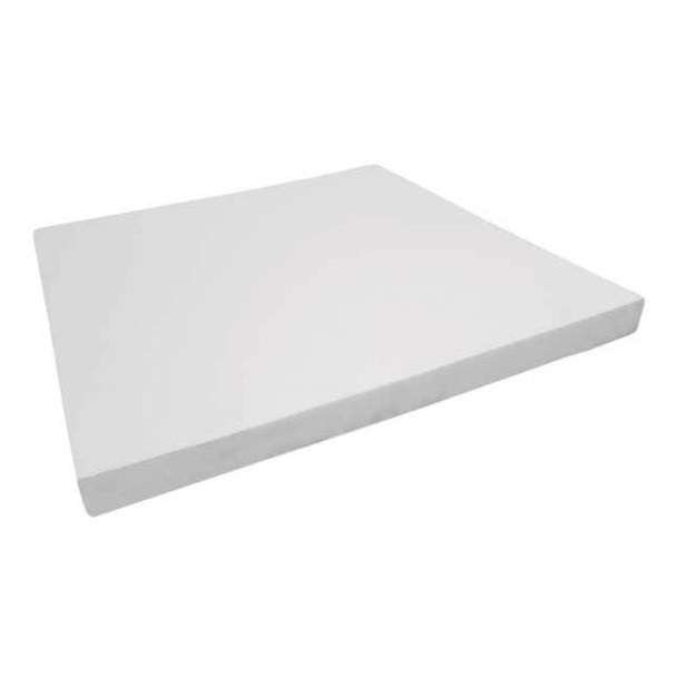 Foam Sheet, Crosslink, 12 in W, 12 in L, 1/2 in Thick, White