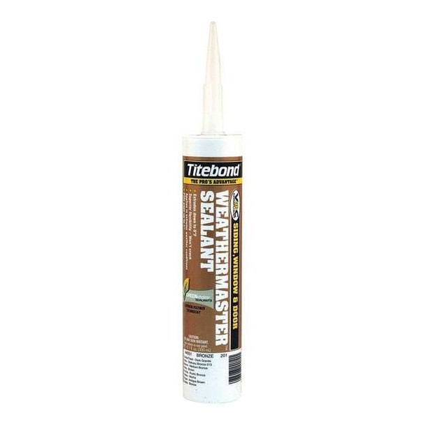 Titebond Sealant, 10 oz, Cartridge, Bronze, Polymer Base, WeatherMaster 44051
