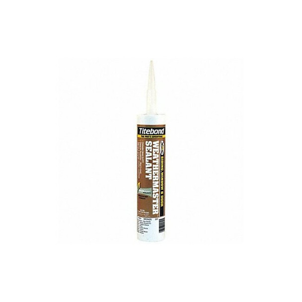 Titebond Sealant, 10 oz, Cartridge, Bronze, Polymer Base, WeatherMaster 44051