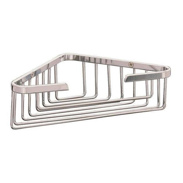 Taymor Corner Basket,9 In W,Brass,Polished 05-1086M