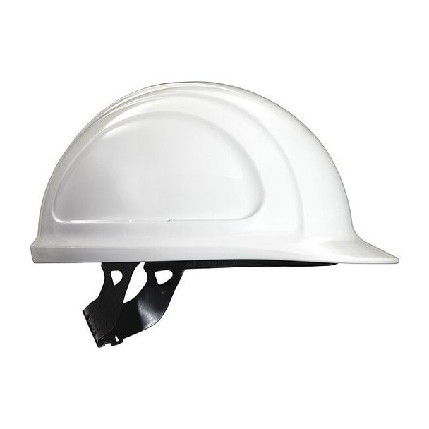 Hard Hat, North Zone, Polyethylene, 4 Point Pinlock, Type 1, Class E, White