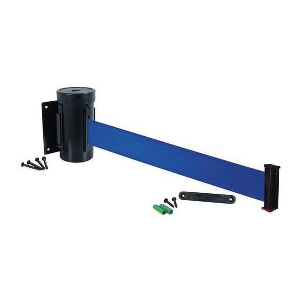 Retracta-Belt Wall Barrier, 10ft Blue Belt WM700SB-BL-RE