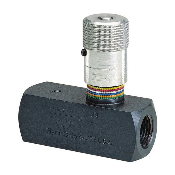 Parker Flow Control Valve, 8 gpm Max. Flow, 5,000 psi Max. Pressure, Steel F600S