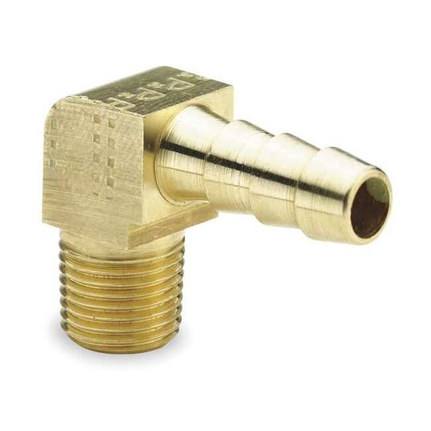 Parker Hose Barb,5/16 In Barb,3/8 In MNPT,Brass 129HB-5-6
