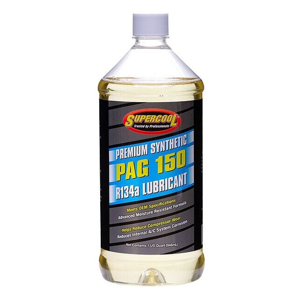 A/C Compressor PAG Lubricant Plastic Bottle Red/Yellow Tint, 1 PK