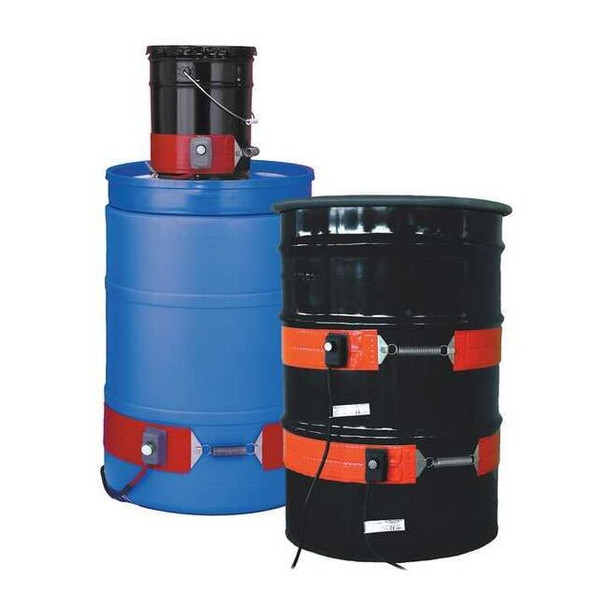Drum Heater, Heavy Duty, For Poly Drums/Pails, 120VAC, 200W, 16 Gallon