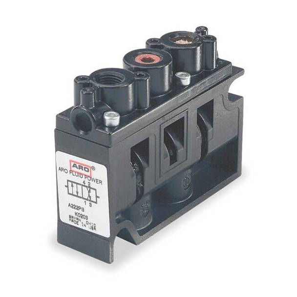 Aro Solenoid Air Control Valve,1/4 In,12VDC A222SS-012-D