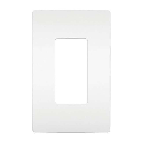Rocker Wall Plate, Number of Gangs: 3 Plastic, Smooth Finish, White