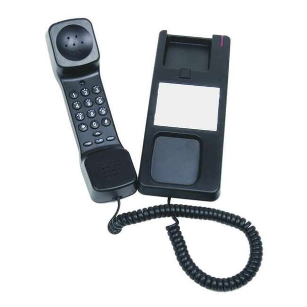 Bittel Hospitality Telephone, Analog, Wall or Desk Black 41T-5 MW (BK)