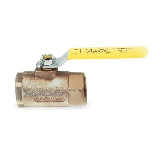 Apollo Valves 1-1/4" FNPT Bronze Ball Valve Inline 7010610