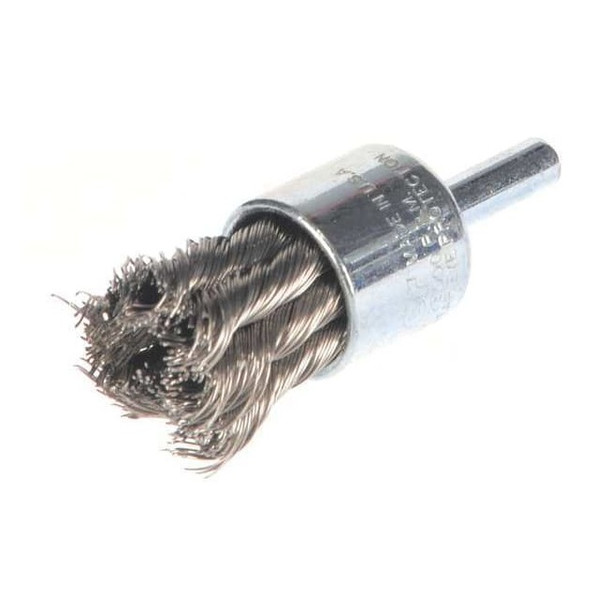 Weiler Knot Wire End Wire Brush, Stainlesss Steel 90194