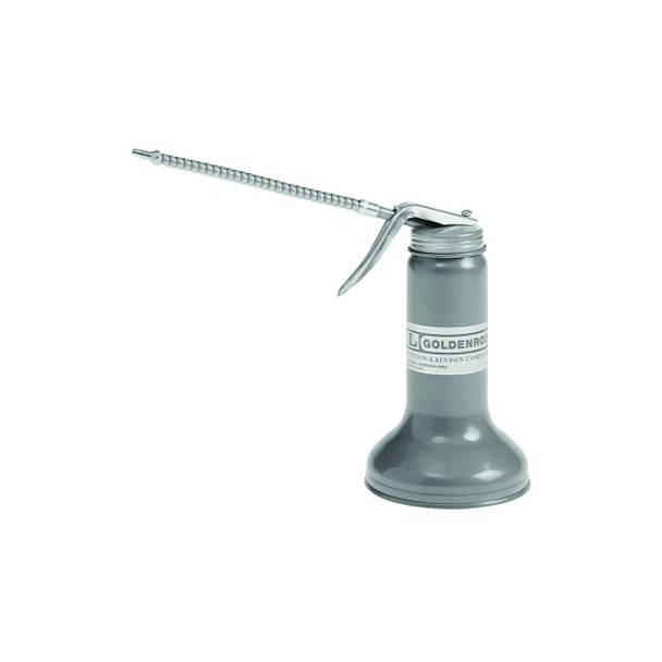 Pistol Pump Oilers, 10 oz, Lever Action, Flexible 6 in Spout