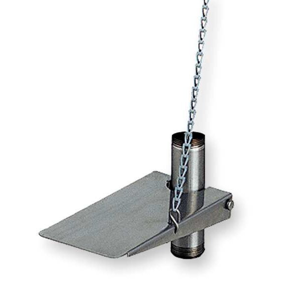 Foot Control Treadle Kit, Stainless Steel, Gray, For Use With, Eyewash