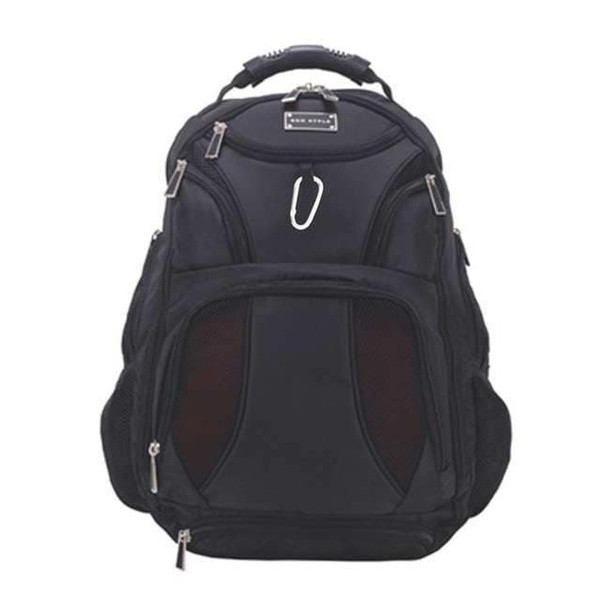 Eco Style 16" Laptop Backpack, Black EJSS-BP16-CF