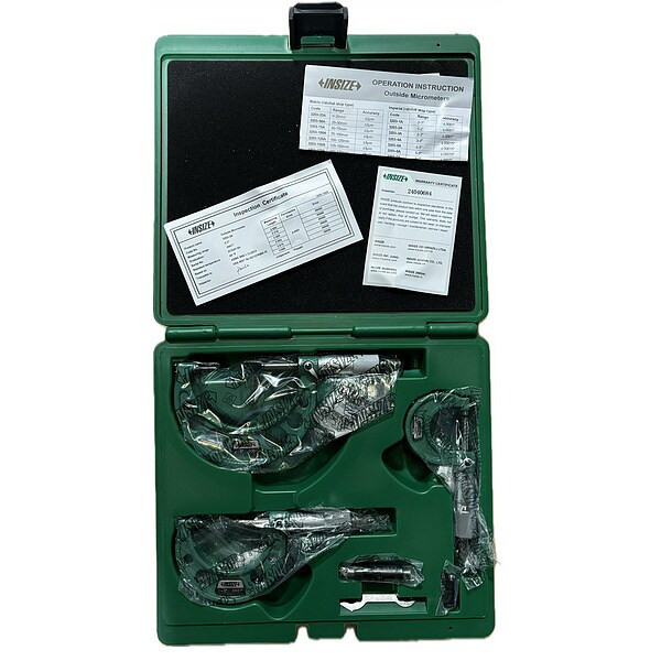 Insize Outside Micrometer,Ratchet Thimble 3203-33A