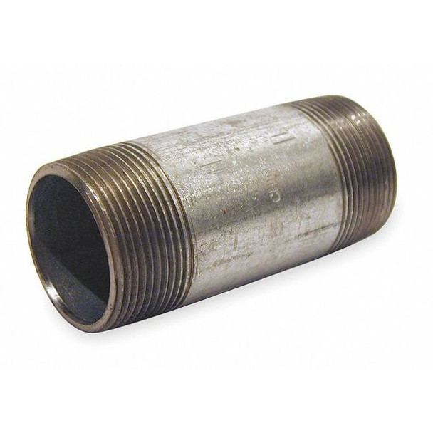 Beck Pipe Nipple,1/2".,6-1/2".,Galv Steel 0331016600 Beck Pipe Nipple,1/2".,6-1/2".,Galv Steel 0331016600