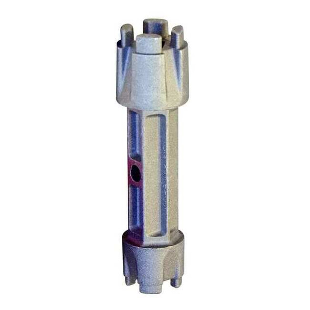 Tub Drain Wrench, M10-1.50, Stainless Steel, Stainless Steel Finish, 1 m Length