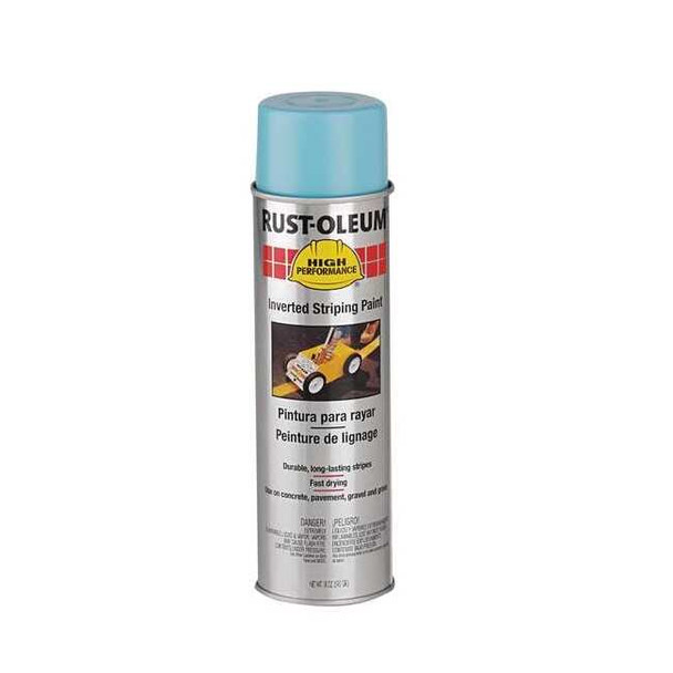 Rust-Oleum Inverted Striping Paint, 20 oz, Blue, Solvent -Based 2326838