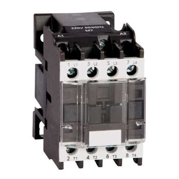 IEC Magnetic Contactor, No Auxiliary Contacts, 24V AC, 4 P, Non-Reversing