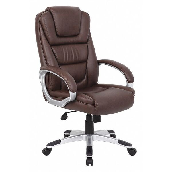 Manufacturer Varies Executive Chair,High Back,Leather Seat 452R16