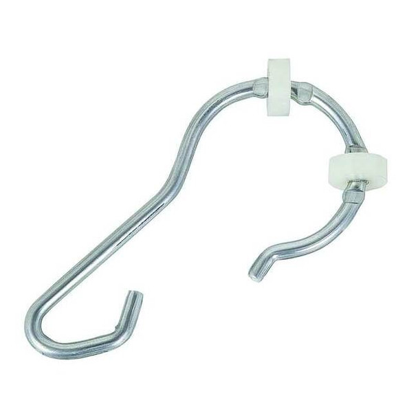 Manufacturer Varies Shower Hooks with Wheels,Aluminum,PK13 4EEW7