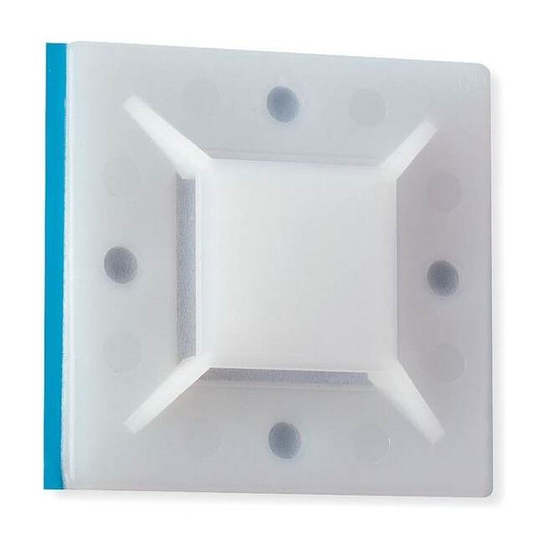 Ty-Rap Cable Tie Mounting Base, Nylon 6/6, Natural, 2 in L TC368A
