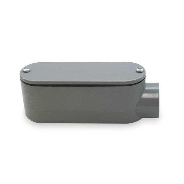 Cantex Conduit Outlet Body,PVC,E 5133154