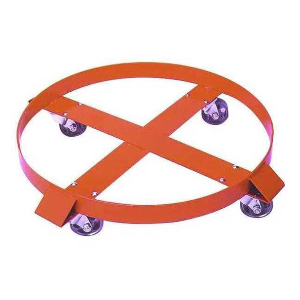Manufacturer Varies Drum Dolly, 30 gal, 24 in L, Orange 240028