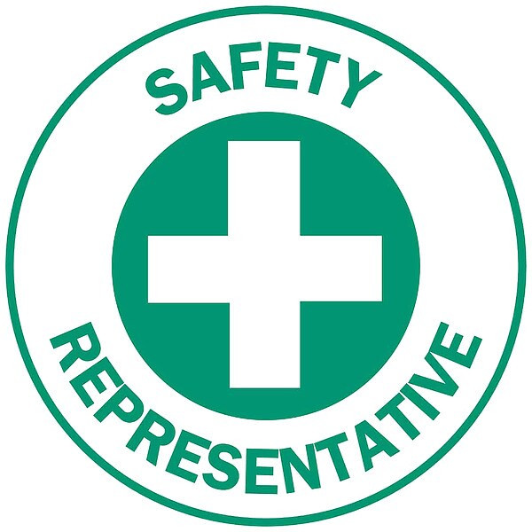 Brady Hard Hat Emblem Label,PK4, 49573 49573