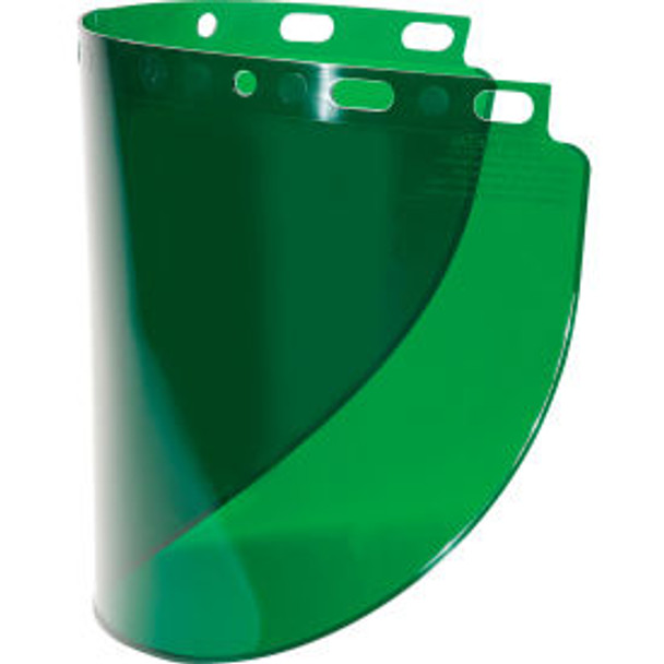 Honeywell Fibre-Metal Dark Green Propionate Faceshield Window 8"" X 16-1/2"" X .