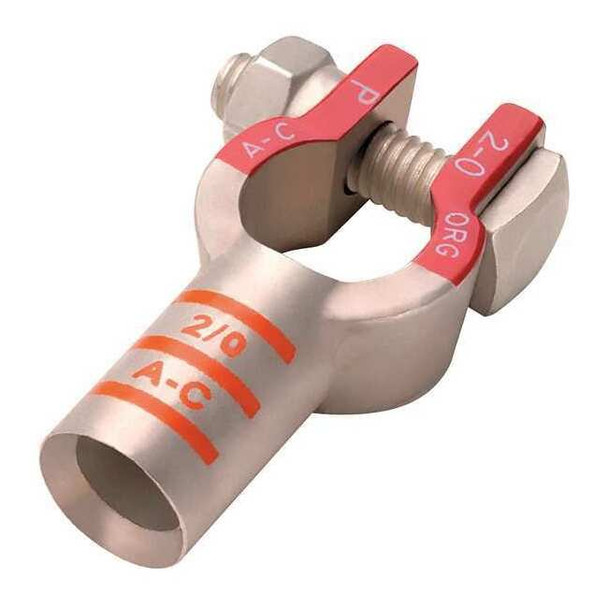 Eco-Max Battery Terminal,Straight,4/0 ga,Ylw,PK5 058427-1
