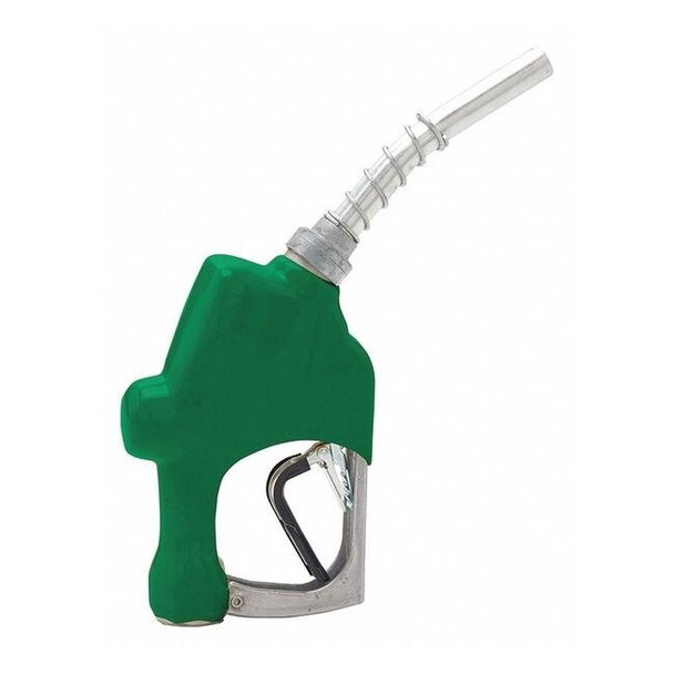 Husky FuelNozzle,Green,1in,NPT,7inAlumSpout 026810N-03