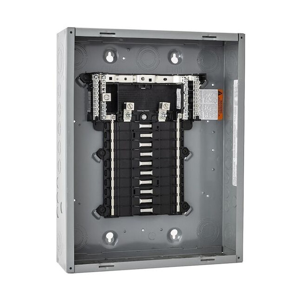 Load Center, QO, 16 Spaces, 125A, 120/240V AC, Main Lug, 1 Phase