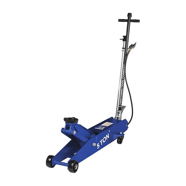 5 ton Trolley Floor Jacks 22 in Max. Lifting H., 5 7/8 in Min. Lifting H