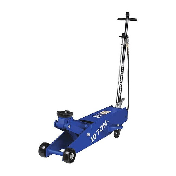 10 ton Trolley Floor Jacks 22 in Max. Lifting H., 6 3/8 in Min. Lifting H