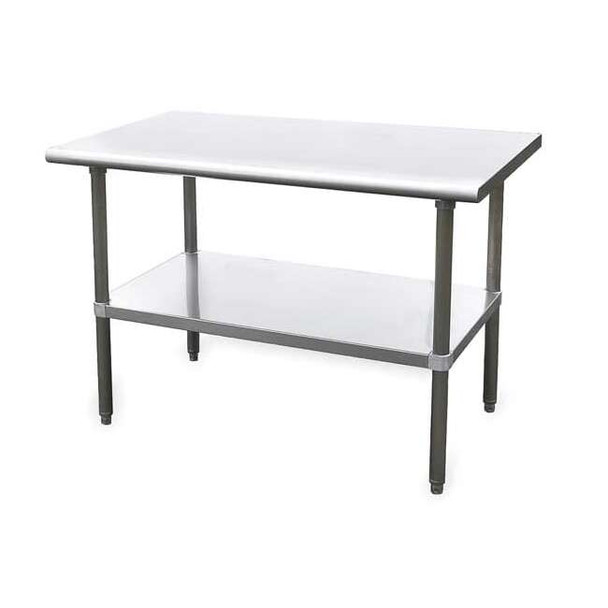 Manufacturer Varies WorkTable,Silver,SS,72inD,30inW 4UEJ8