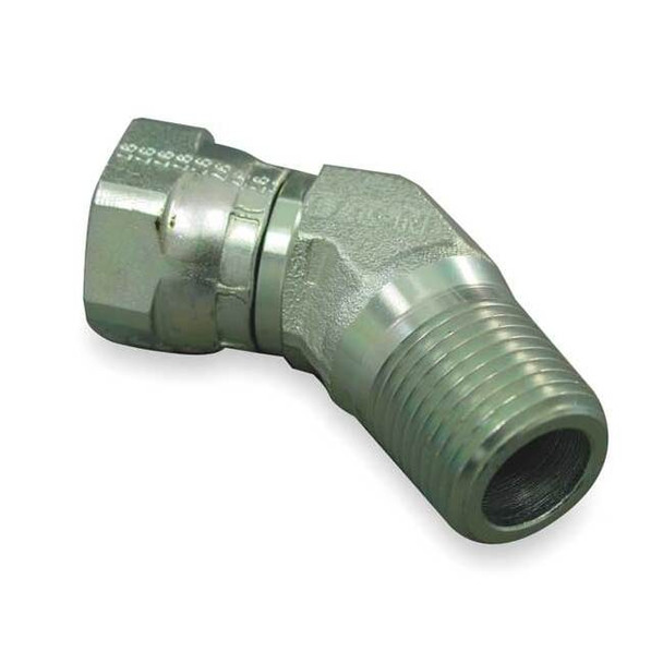 Eaton Aeroquip Hose Adapter,3/8",NPSM,3/8",NPTF 2049-6-6S