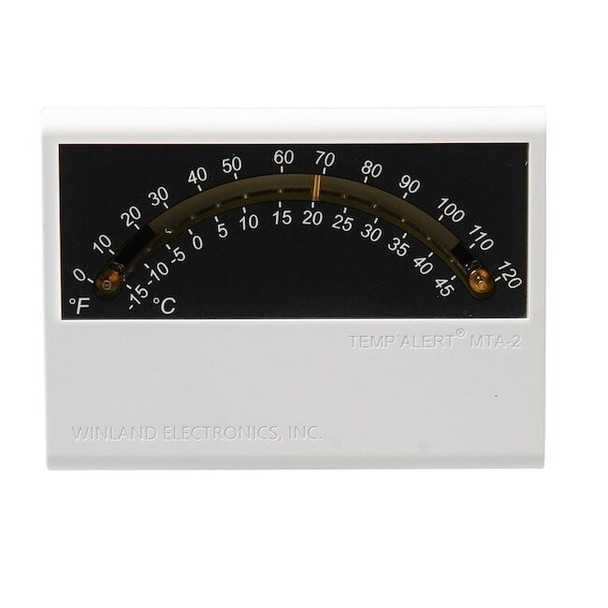 Winland Electronics Temperature Alarm,Coil Spring,Adjustable MTA-2
