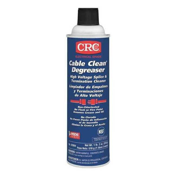 Crc Electrical Splice Cleaner, Aerosol Spray Can, 18 oz, Liquid 02064