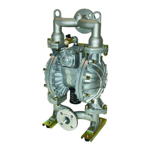 Dayton Double Diaphragm Pump, Aluminum, Air Operated, Buna N, 115 GPM 6PY45