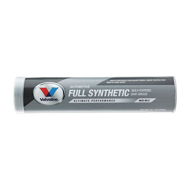 Grease, 14.1 oz, Tube, Synthetic Base, Gray, Full-Synthetic Series