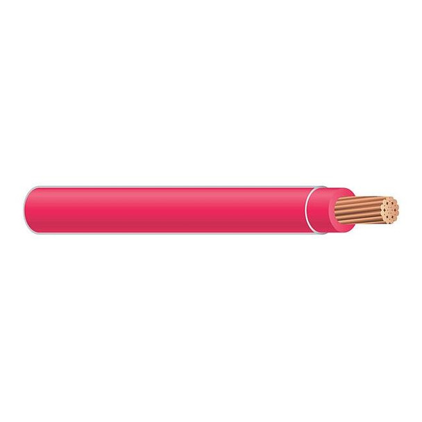 Southwire XHHW Building Wire, Copper, 14 AWG, 1C, Red, Stranded, 500 ft 37093271