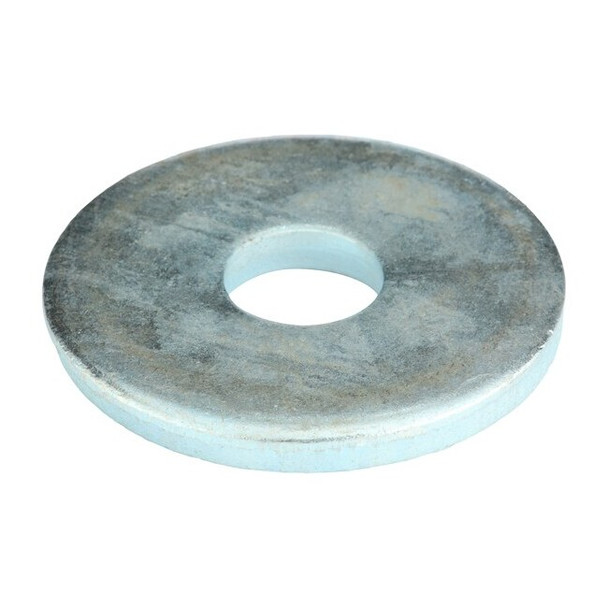 Fender Washer, For Screw Size 1" ,Steel Zinc Plated Finish, 5 PK