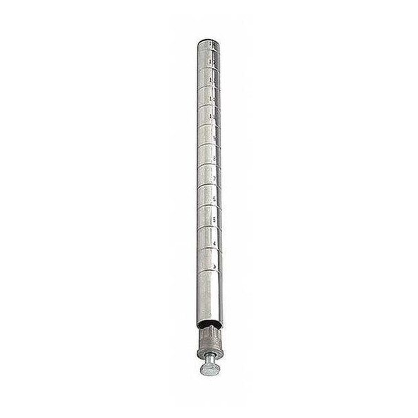 Manufacturer Varies Wire Shlf Pst,54 inx1 in,Split Sleeve 45VY06