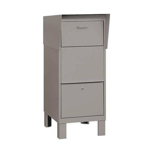 Courier Box, Primer, Powder Coated, 1 Doors, Free Standing, Private