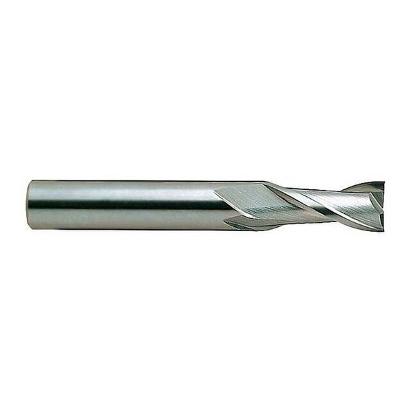 Yg-1 Tool Carbide End Mill,Sq,3/8,1 Cut L 01584