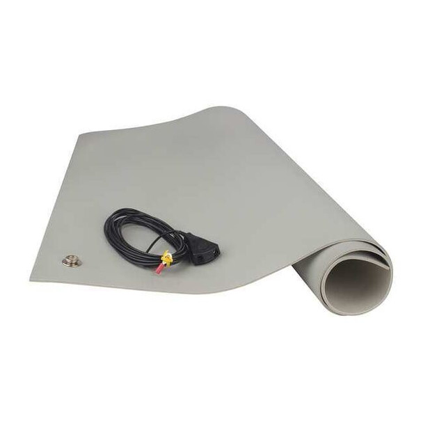 Scs Dissipative Floor Mat,Gray,4 x 6 ft. 8203