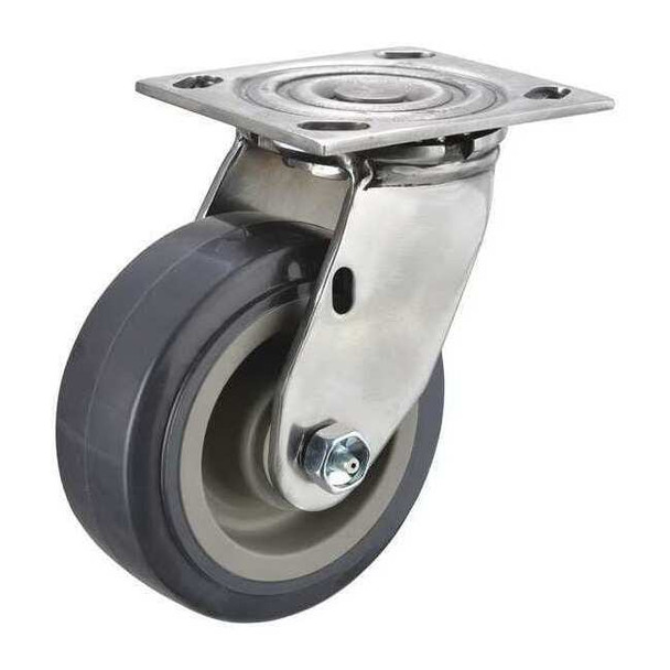 Manufacturer Varies Swivel Plate Caster,750 lb.,Delrin,Gray P21SX-UP050D-14
