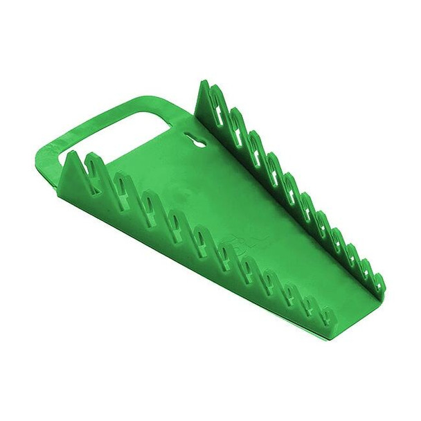 Sk Professional Tools Wrench Rack,15 Slot,7-2/5 In. W,Green 1074